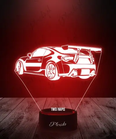 Lampka LED 3D Plexido Samochód Subaru BRZ