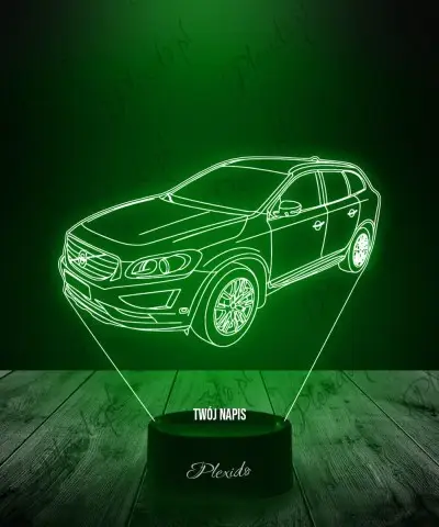 Lampka LED 3D Plexido Samochód Volvo XC60