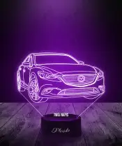 Lampka LED 3D Plexido Samochód Mazda 6