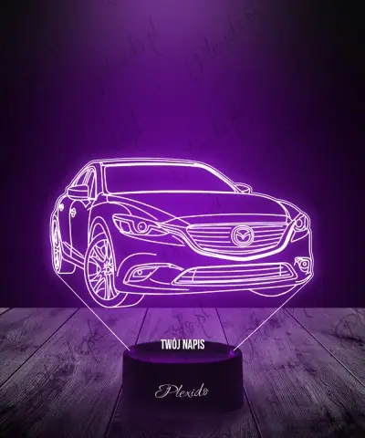 Lampka LED 3D Plexido Samochód Mazda 6