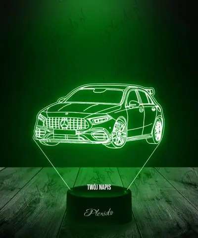 Lampka LED 3D Plexido Samochód Mercedes AMG A45