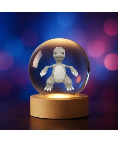 Kryształowa Kulka 3D Pokemon Charmander