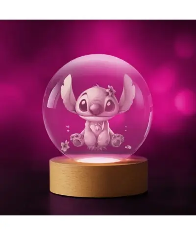 Kryształowa Kulka 3D Lilo I Stich