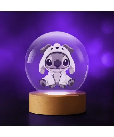 Kryształowa Kulka 3D Lilo i Stich