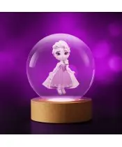 Kryształowa Kulka 3D Kraina Lodu Elsa