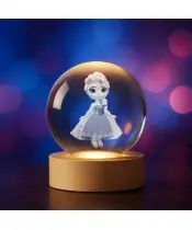 Kryształowa Kulka 3D Kraina Lodu Elsa