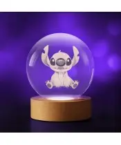 Kryształowa Kulka 3D Lilo i Stich Angel
