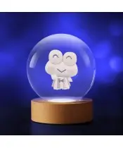 Kryształowa Kulka 3D Hello Kitty Keroppi