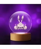 Kryształowa Kulka 3D Spongebob Pan Krab