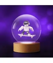 Kryształowa Kulka 3D Roblox Deskorolka Skater