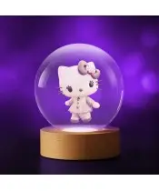 Kryształowa Kulka 3D Hello Kitty