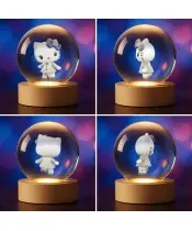 Kryształowa Kulka 3D Hello Kitty