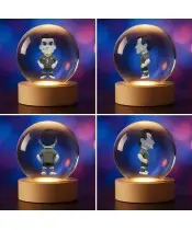 Kryształowa Kulka 3D Cristiano Ronaldo Portugalia