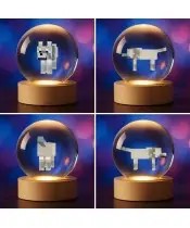 Kryształowa Kulka 3D Minecraft Pies