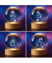 Kryształowa Kulka 3D Leo Messi FC Barcelona