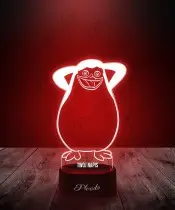 Lampka LED 3D Pingwiny z Madagaskaru Szeregowy