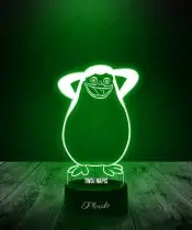 Lampka LED 3D Pingwiny z Madagaskaru Szeregowy