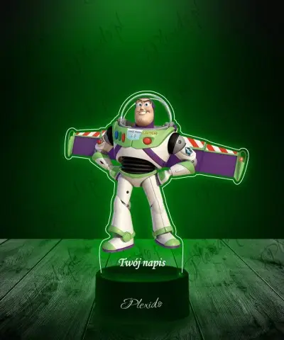 Lampka LED 3D Plexido z Nadrukiem UV Toy Story Buzz Astral