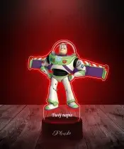 Lampka LED 3D Plexido z Nadrukiem UV Toy Story Buzz Astral