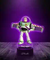 Lampka LED 3D Plexido z Nadrukiem UV Toy Story Buzz Astral