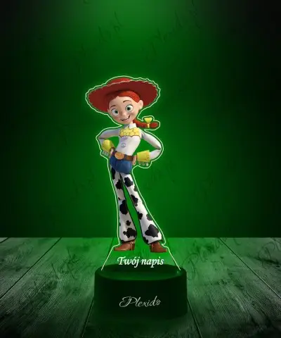 Lampka LED 3D Plexido z Nadrukiem UV Toy Story Jessie