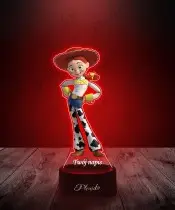 Lampka LED 3D Plexido z Nadrukiem UV Toy Story Jessie
