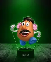 Lampka LED 3D Plexido z Nadrukiem UV Toy Story Pan Bulwa