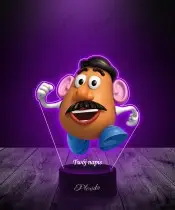 Lampka LED 3D Plexido z Nadrukiem UV Toy Story Pan Bulwa