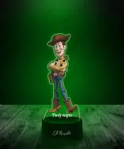 Lampka LED 3D Plexido z Nadrukiem UV Toy Story Szeryf Chudy