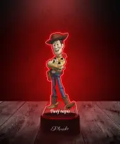Lampka LED 3D Plexido z Nadrukiem UV Toy Story Szeryf Chudy