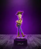 Lampka LED 3D Plexido z Nadrukiem UV Toy Story Szeryf Chudy