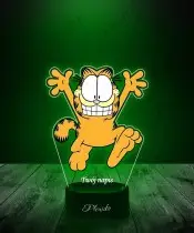 Lampka LED 3D Plexido z Nadrukiem UV Garfield