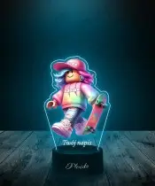 Lampka LED 3D Plexido z Nadrukiem UV Roblox Dziewczyna