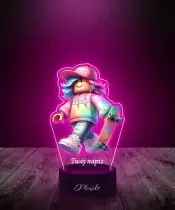 Lampka LED 3D Plexido z Nadrukiem UV Roblox Dziewczyna