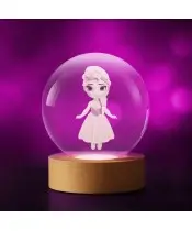 Kryształowa Kulka 3D Elsa Kraina Lodu