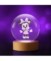 Kryształowa Kulka 3D Myszka Minnie
