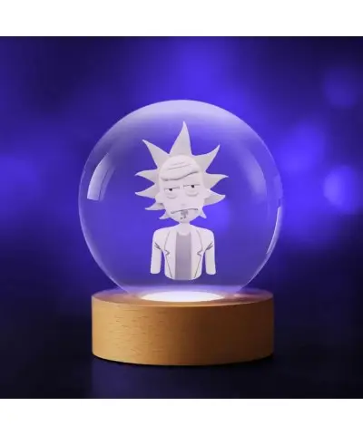 Kryształowa Kulka 3D Rick i Morty