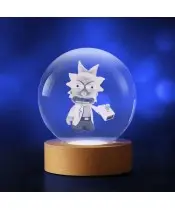 Kryształowa Kulka 3D Zdenerwowany Rick i Morty