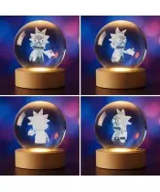 Kryształowa Kulka 3D Zdenerwowany Rick i Morty