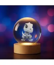 Kryształowa Kulka 3D Dinozaur T-Rex