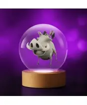 Kryształowa Kulka 3D Pumba Król Lew