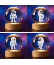 Kryształowa Kulka 3D Astronauta