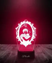 Lampka LED 3D Plexido Wednesday Addams Lustro