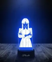 Lampka LED 3D Plexido Wednesday Addams Serial