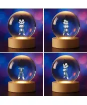 Kryształowa Kulka 3D Dragon Ball Vegeta Nendoroid