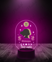 lampka_led_3d_plexido_z_nadrukiem_znak_zodiaku_bliźnięta