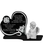 Znicz Premium Statuetka Led Figurka Anioł Gipsowy Na Grób Cmentarz
