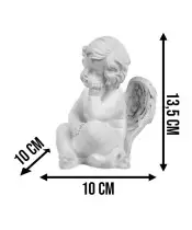 Znicz Premium Statuetka Led Figurka Anioł Gipsowy Na Grób Cmentarz