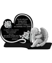 Znicz Premium Statuetka Led Figurka Anioł Gipsowy Na Grób Wszystkich Świętych