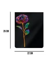 Statuetka Premium Z Różą Multikolor 26 cm